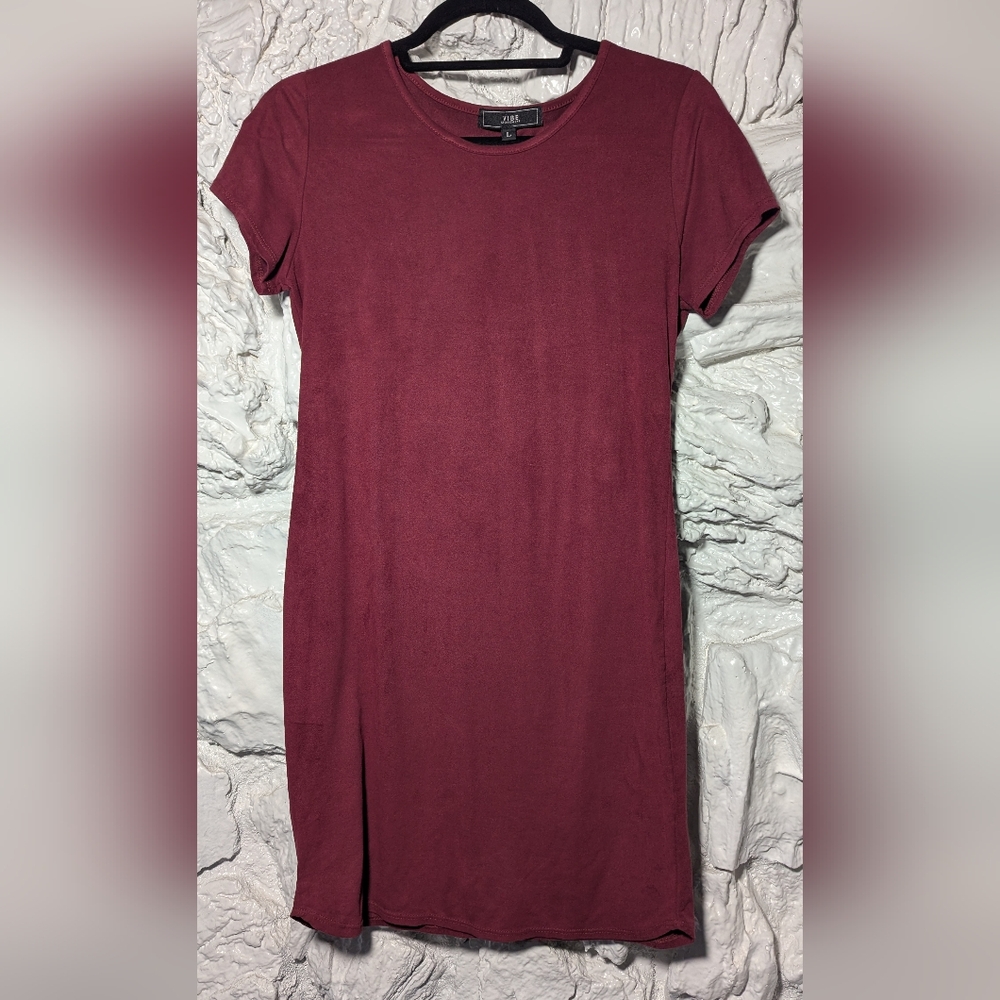 Vibe Burgundy Mini Dress